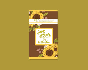 Fall Florals Volume Four Sticker Book