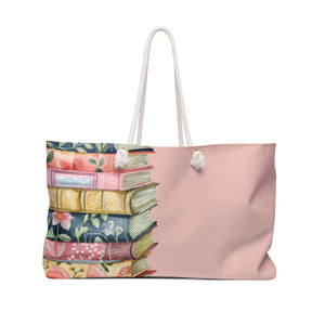 Book Stack Reading Planner Weekender Bag