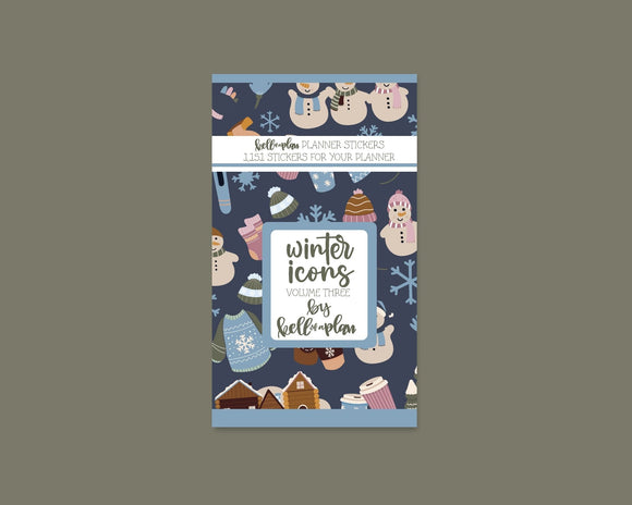 Winter Icons Volume Three Sticker Book