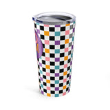 Colorful Plaid Go Wild Indy Tumbler