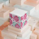 Pattern Petal Play Note Cube