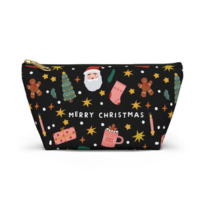 Merry Christmas Accessory Pouch w T-bottom