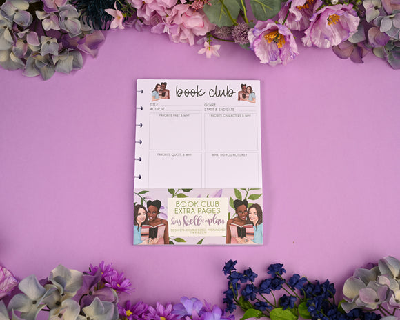 Book Club Extra Pages Paper Pack