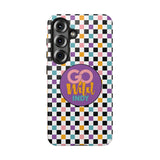 Colorful Plaid Go Wild Indy Tough Phone Cases
