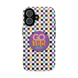 Colorful Plaid Go Wild Indy Tough Phone Cases