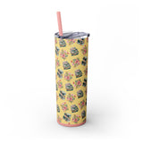 Reading Planner Skinny Tumbler with Straw, 20oz