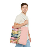 Book Stack Tote Bag 2024