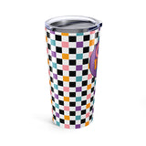Colorful Plaid Go Wild Indy Tumbler