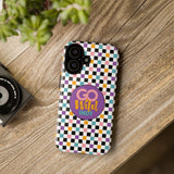 Colorful Plaid Go Wild Indy Tough Phone Cases