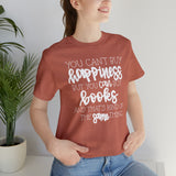Happiness & Books- Unisex Jersey Short Sleeve Tee
