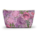 Whimsical Florals Accessory Pouch w T-bottom- 2 Sizes!