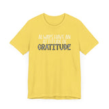 Attitude of Gratitude- Fall Box 2024- Unisex Jersey Short Sleeve Tee