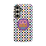 Colorful Plaid Go Wild Indy Tough Phone Cases