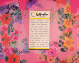 Brilliant Blooms 2026 Plastic Dashboard Dividers