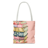 Book Stack Tote Bag 2024