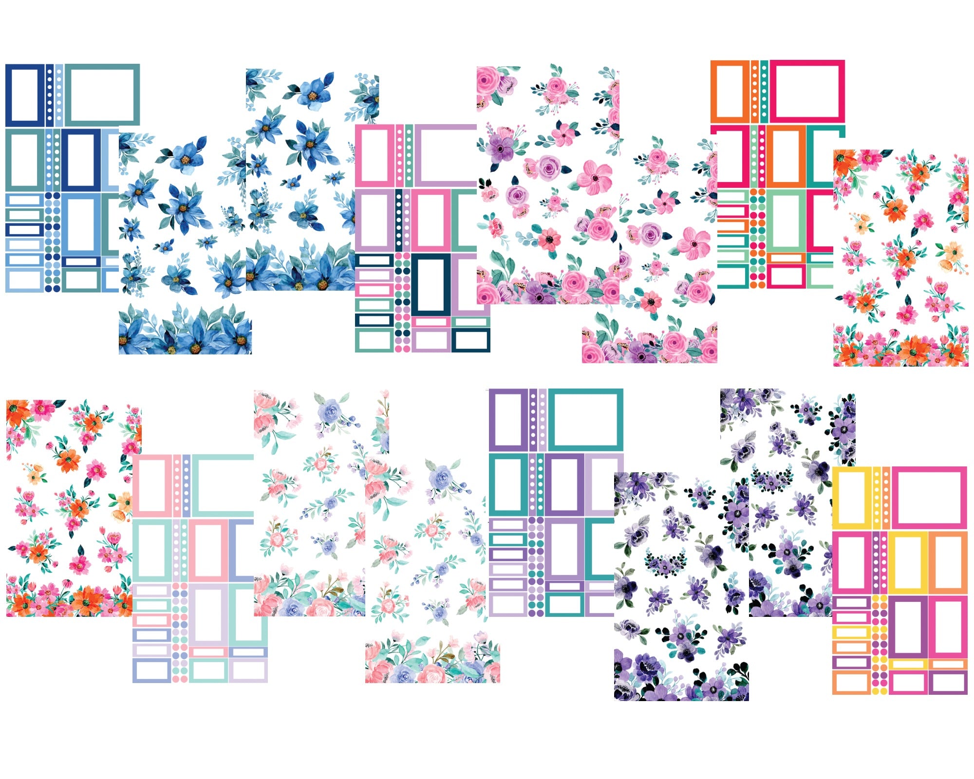 Decorative Stickers For Crafts Craft Planet Blooms & Butterflies ...
