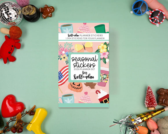 Seasonal Stickers 2026 Sticker Book