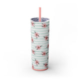 Faith Skinny Tumbler with Straw, 20oz