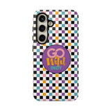 Colorful Plaid Go Wild Indy Tough Phone Cases