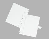 White BIG Snap Planner Cover