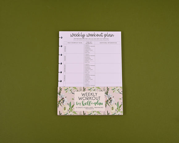 Weekly Workout Paper Pack