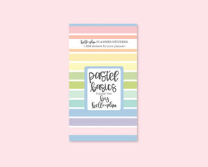 Pastel Basics Volume 2 Sticker Book