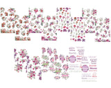 Whimsical Blooms Sticker Book