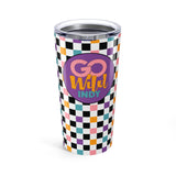 Colorful Plaid Go Wild Indy Tumbler