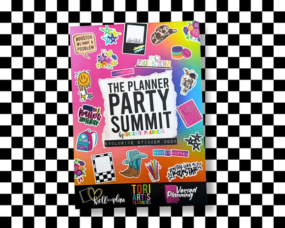 The Planner Party Summit Collab Sticker Book