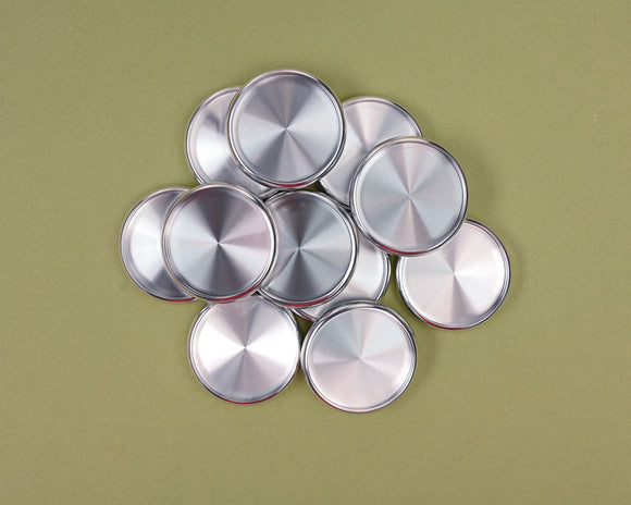 Silver Metal Planner Discs