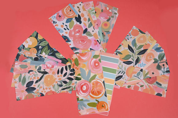 Fruits & Floral Half Sheets Cover & Divider Set