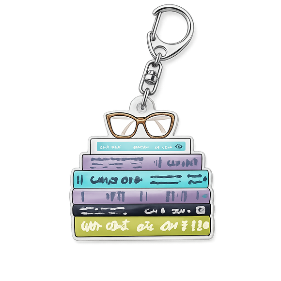 Reading Acrylic Keychain – kellofaplan