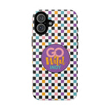 Colorful Plaid Go Wild Indy Tough Phone Cases