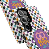 Colorful Plaid Go Wild Indy Tough Phone Cases