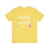 Buy Happiness- Planners- Planner Love -  Unisex Jersey Short Sleeve Tee