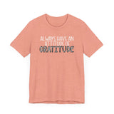 Attitude of Gratitude- Fall Box 2024- Unisex Jersey Short Sleeve Tee