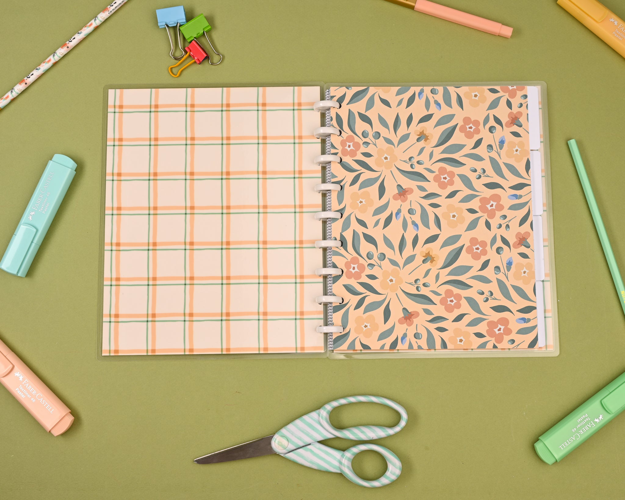 Floral Student NOTEBOOK – kellofaplan