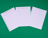 Meal Planner Sheets Paper Pack