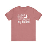 "I Read Past My Bedtime" Unisex Jersey Short Sleeve Tee