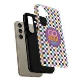 Colorful Plaid Go Wild Indy Tough Phone Cases