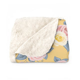 Daily Florals Sherpa Fleece Blanket