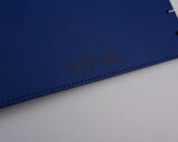 Denim Blue Snap Planner Cover