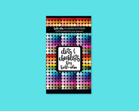 Dots & Checklists Sticker Book