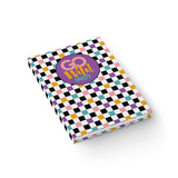 Colorful Plaid Go Wild Indy Notebook- BLANK Pages