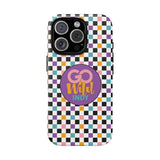 Colorful Plaid Go Wild Indy Tough Phone Cases