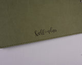 Olive Green Snap Planner Cover