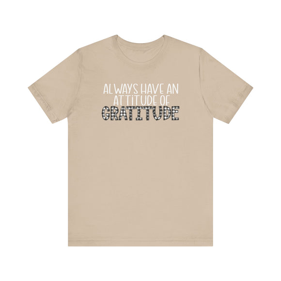 Attitude of Gratitude- Fall Box 2024- Unisex Jersey Short Sleeve Tee