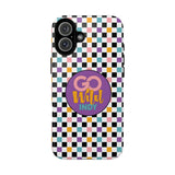 Colorful Plaid Go Wild Indy Tough Phone Cases
