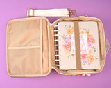 Faith Floral Quilted Planner Carrying Case