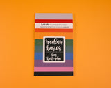 Rainbow Basics Lined Box Edition Sticker Book